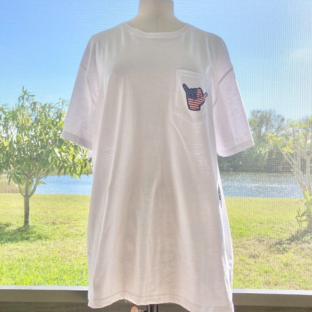 Beach Bros. Men's American hand pocket short sleeve shirt NWT size XL